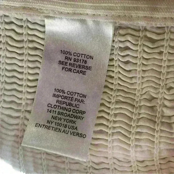 Elie Tahari Whimsical Lace Top 100% Cotton Size Small - Picture 9 of 12